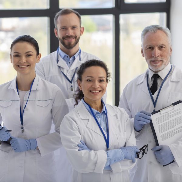 medium-shot-scientists-posing-together